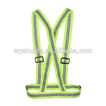 reflective safety mesh vest 3m warning tape with pockets